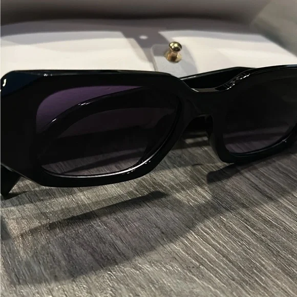 Prada Sleek Black Sunglasses - Picture 2 of 8